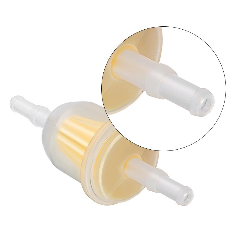 Butom AM116304 Fuel Filter for John Deere GY20709 for Kohler 25 050 22-s for Gravely 21541500 for 1/4" and 5/16" Fuel Line Replaces 71-5960 Pack of 5 with 10 Clamps - Image 4